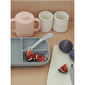 Набір силіконового посуду Beaba (3 предмета) - рожевий/сірий - lebebe-boutique - 6