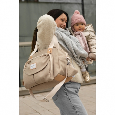 Сумка для мами Beaba Geneva бежевий - lebebe-boutique - 7