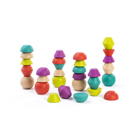 Деревянная игра-балансир Towering Beads Miniland - lebebe-boutique - 5