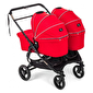 Дитяча коляска універсальна 2в1 для двійні Valco baby Snap Duo Fire Red - lebebe-boutique - 6