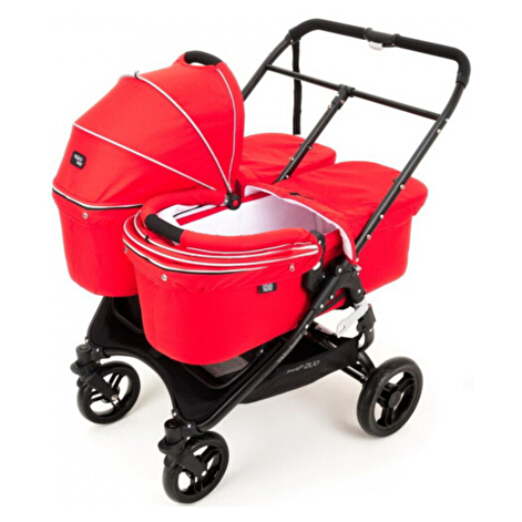 Дитяча коляска універсальна 2в1 для двійні Valco baby Snap Duo Fire Red - lebebe-boutique - 7