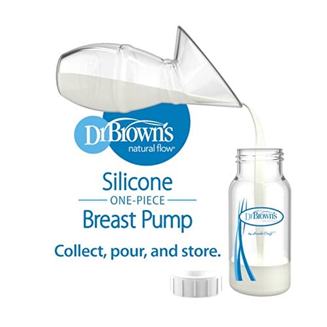 Комплект для мами: ручний силіконовий молоковідсмоктувач, пляшечка з вузьким горлечком Options+ 120 - lebebe-boutique - 3