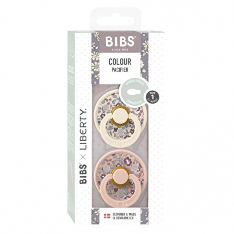 Пустушка BIBS x Liberty Colour Latex Symmetrical (симетрична) –  (2 в упаковці) - lebebe-boutique - 2