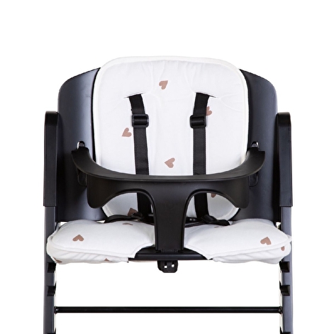 Подушка до стільця для годування Childhome Evosit High Chair hearts