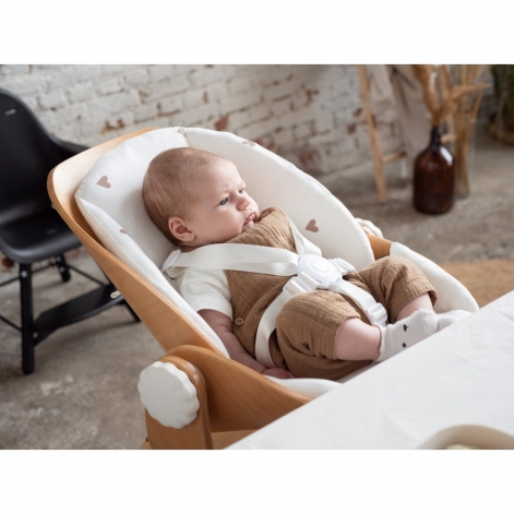 Подушка на сидіння для новонародженого Childhome Evolu hearts - lebebe-boutique - 4
