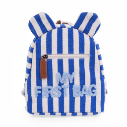 Рюкзак дитячий Childhome My first bag stripes electric blue