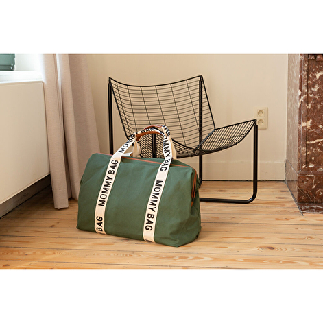 Сумка Childhome Mommy bag Signature - canvas green - lebebe-boutique - 7