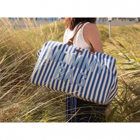 Сумка Childhome Mommy bag stripes electric blue - lebebe-boutique - 10