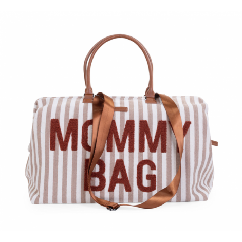 Сумка Childhome Mommy bag stripes nude/terracotta - lebebe-boutique - 3