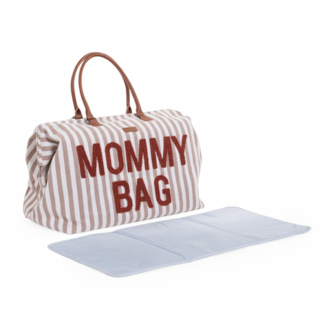 Сумка Childhome Mommy bag stripes nude/terracotta - lebebe-boutique - 5