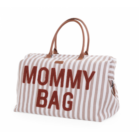 Сумка Childhome Mommy bag stripes nude/terracotta - lebebe-boutique - 9