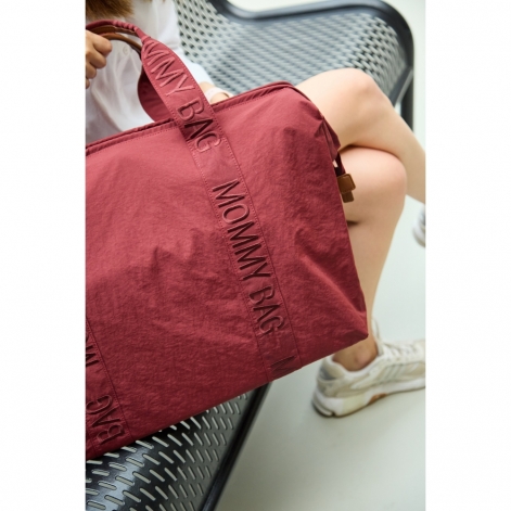 Сумка Childhome Mommy bag Signature burgundy - lebebe-boutique - 13