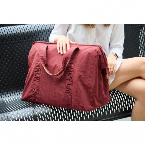 Сумка Childhome Mommy bag Signature burgundy - lebebe-boutique - 14