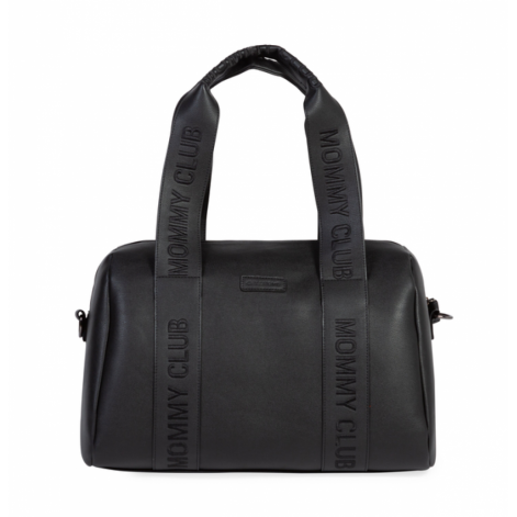 Сумка Childhome Mommy club Signature vegan leather black