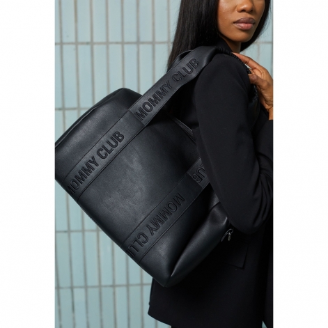 Сумка Childhome Mommy club Signature vegan leather black - lebebe-boutique - 12