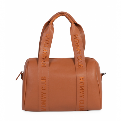 Сумка Childhome Mommy club Signature vegan leather brown