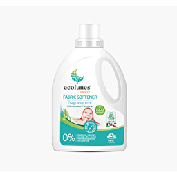 Гіпоалергенний органічний пом'якшувач тканини без запаху, для дитячого одягу Ecolunes,1000 мл