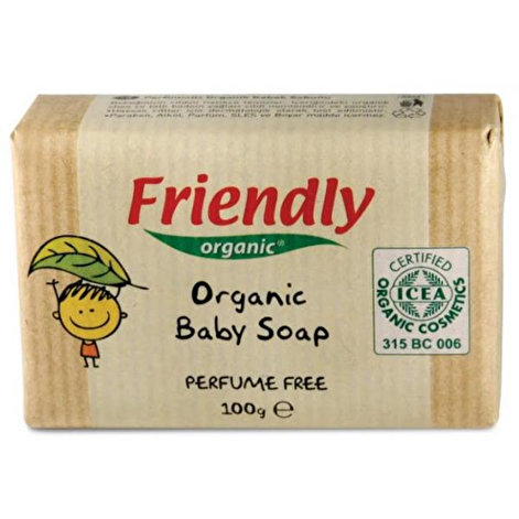 Органическое детское мыло Friendly organic 100 гр