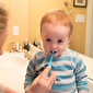 Комплект: дитяча зубна паста та зубна щітка колір блакитний - lebebe-boutique - 3