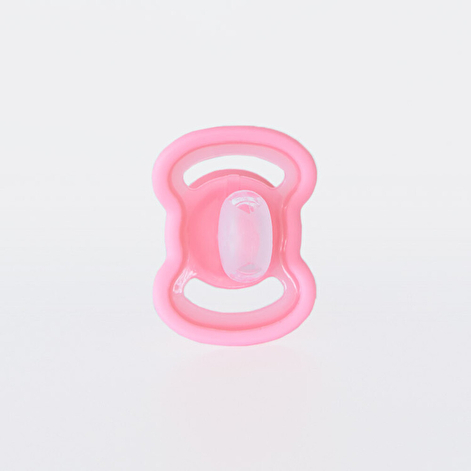 Herobility - Набір пустушок HeroPacifier 0-6 місяців, колір рожевий і білий, 2 шт. - lebebe-boutique - 2