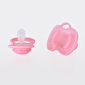 Herobility - Набір пустушок HeroPacifier 0-6 місяців, колір рожевий і білий, 2 шт. - lebebe-boutique - 4