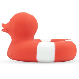 Іграшка для купання та прорізувач для зубів Утка RED, натуральний каучук, Oli&Carol™ Іспанія