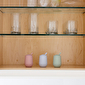 Чашка в наборе с крышкой и соломинкой розовая EZPZ MINI CUP (SET) BLUSH - lebebe-boutique - 4