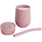 Чашка в наборе с крышкой и соломинкой розовая EZPZ MINI CUP (SET) BLUSH - lebebe-boutique - 5