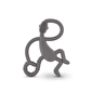 Игрушка-грызун Танцующая Мартышка 14 см, серый Matchstick Monkey - lebebe-boutique - 3