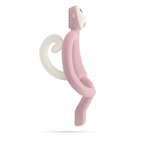 Іграшка-гризун Мавпочка 10,5 см Urban Baby пудровий рожевий - lebebe-boutique - 2