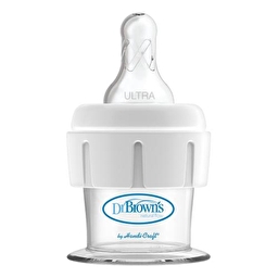 Стартовая бутылочка c соской Ultra Preemie для кормления глубоко недоношенных детей 15 мл, Dr. Brown
