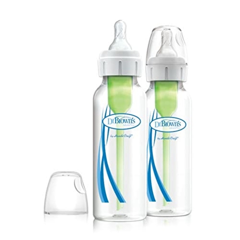 Детская бутылочка для кормления с узким горлышком Options+, 250 мл, Dr Brown's 2 шт. в упаковке