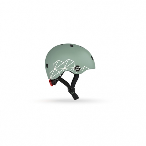 Шолом захисний дитячий Scoot and Ride, зелений, з ліхтариком, 45-51см - lebebe-boutique - 9