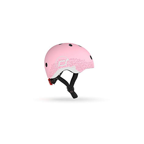 Шолом захисний дитячий Scoot and Ride, світловідбиваючий рожевий, з ліхтариком, 45-51см ROSE - lebebe-boutique - 8
