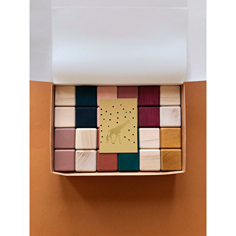 Дерев'яні кубики / Різнокольорові SABO Concept - lebebe-boutique - 2