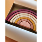 Дерев'яна іграшка пірамідка Веселка/ Рожевий SABO Concept - lebebe-boutique - 5