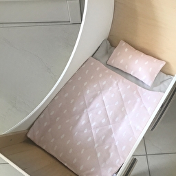 Постелька для каталок / Розовая / Капельки SABO Concept