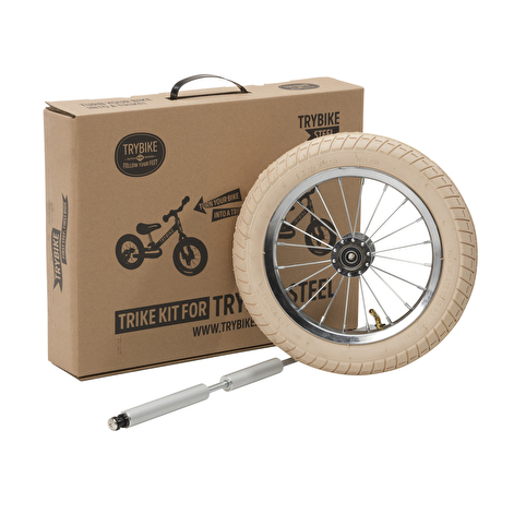 Велосипедна плетена корзинка з шкіряними ременями для Trybike - lebebe-boutique - 4