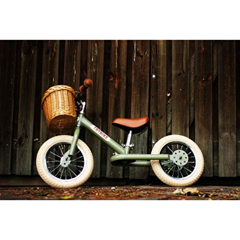 Велосипедная плетеная корзинка с кожаными ремнями для Trybike - lebebe-boutique - 11