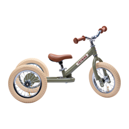 Триколісний балансуючий велосипед Trybike 2 в 1 (колір оливковий)