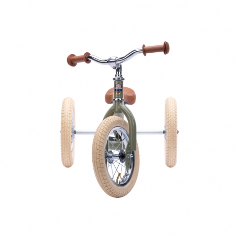 Трехколесный балансирующий велосипед Trybike 2 в 1 (цвет оливковый) - lebebe-boutique - 4