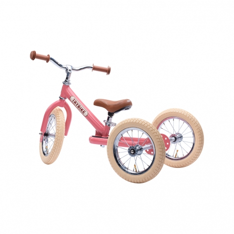 Трехколесный балансирующий велосипед Trybike 2 в 1 (цвет розовый) - lebebe-boutique - 2