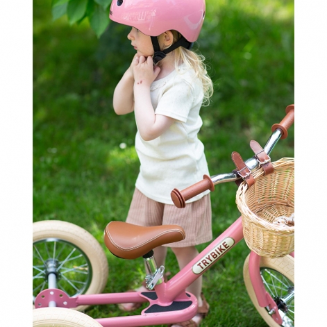 Трехколесный балансирующий велосипед Trybike 2 в 1 (цвет розовый) - lebebe-boutique - 9