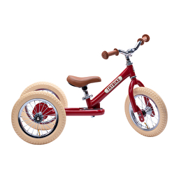Трехколесный балансирующий велосипед Trybike 2 в 1 (цвет рубиновый)