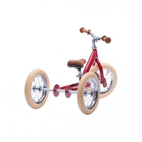 Трехколесный балансирующий велосипед Trybike 2 в 1 (цвет рубиновый) - lebebe-boutique - 6