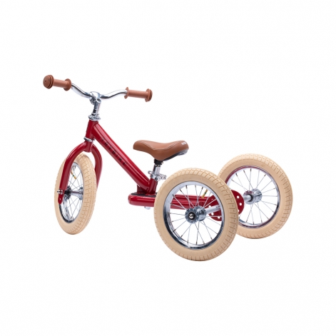 Трехколесный балансирующий велосипед Trybike 2 в 1 (цвет рубиновый) - lebebe-boutique - 7