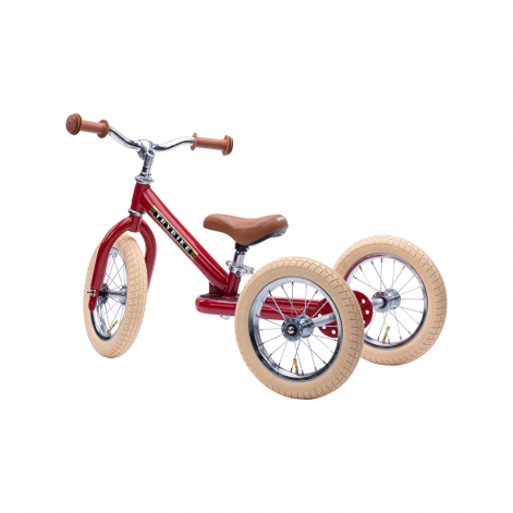 Триколісний балансуючий велосипед Trybike 2 в 1 (колір рубіновий) - lebebe-boutique - 9