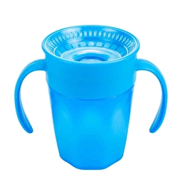 Чашка 360 ° з ручками, 200 мл, колір блакитний