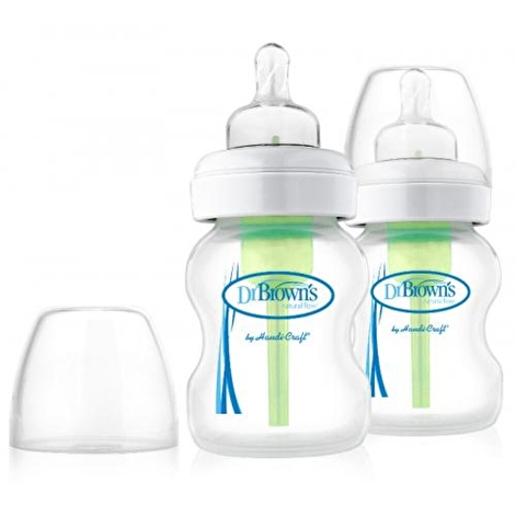 Детская бутылочка для кормления с широким горлышком, 150 мл, 2 шт. в упаковке