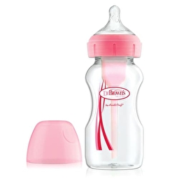 Пляшка для годування Dr. Brown's Option + 270 мл рожева 1шт